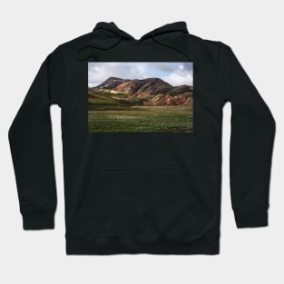 Landmannalaugar in Highlands of Iceland, Geothermal Rainbow Mountains Hoodie